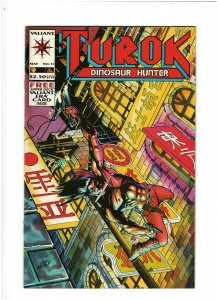 Turok Dinosaur Hunter #11 VF+ 8.5 Valiant Comics 1994 w/ Trading Card