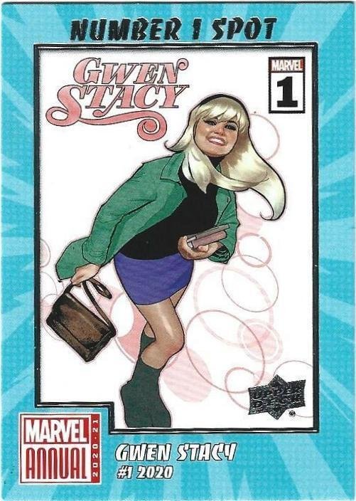 2020-21 Marvel Annual Number 1 Spot #N1S-18 Gwen Stacy