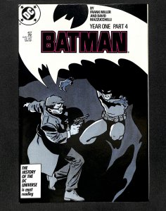Batman #407 VF- 7.5 Year One Part 4 Frank Miller!