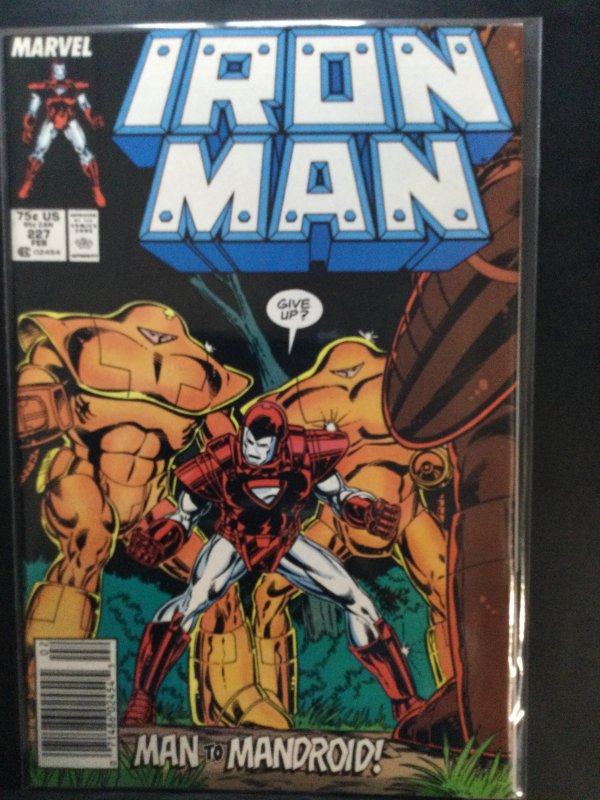 Iron Man #227 Newsstand Edition (1988)