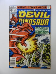Devil Dinosaur #7 (1978) FN- condition stains front/back cover