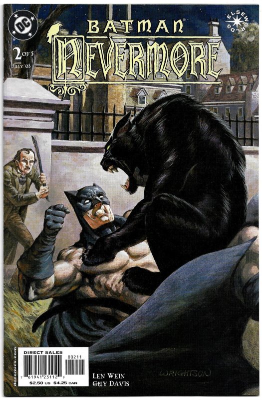 BATMAN: NEVERMORE #1 - 5 (June/Oct2003) 9.0 VF/NM Complete ELSEWORLDS Miniseries