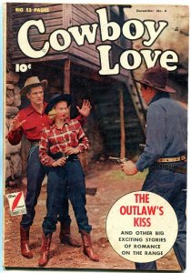 Cowboy Love #6 1949- Photo cover- Golden Age Western comic VG/F