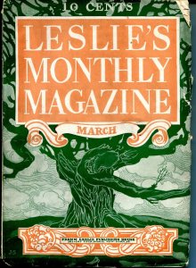 Leslie's Monthly 3/1905-pulp format magazine-unique ads-nice art-VG