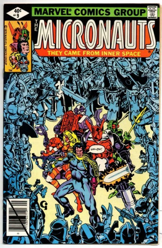 MICRONAUTS #9, VF/NM, Inner Space, Cilicia, 1979 more Marvel in store 