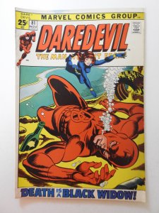 Daredevil #81 (1971) 1st Black Widow on Title! VG/Fine Condition!
