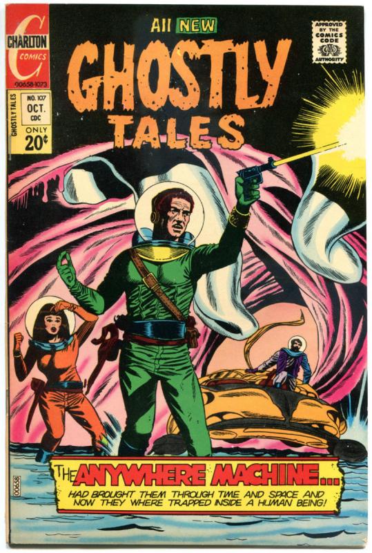 GHOSTLY TALES #107, VF+, Wally Wood, Steve Ditko, 1966 1973, more Charlton in st