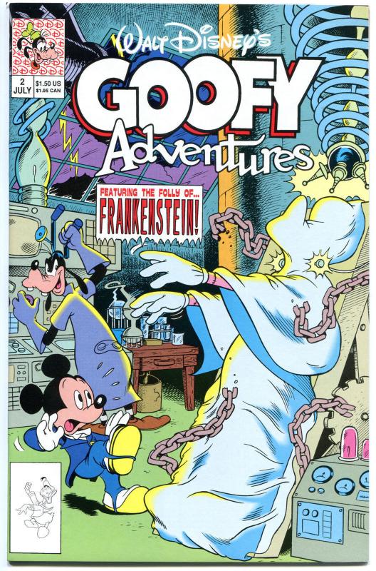 GOOFY ADVENTURES #2, NM+, Walt, 1st Disney, 1990, Mickey Mouse, more in store