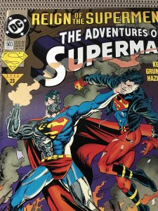 ADVENTURES OF SUPERMAN #503 : DC 8/93 NM; Superboy Vs. CYBORG SUPERMAN story