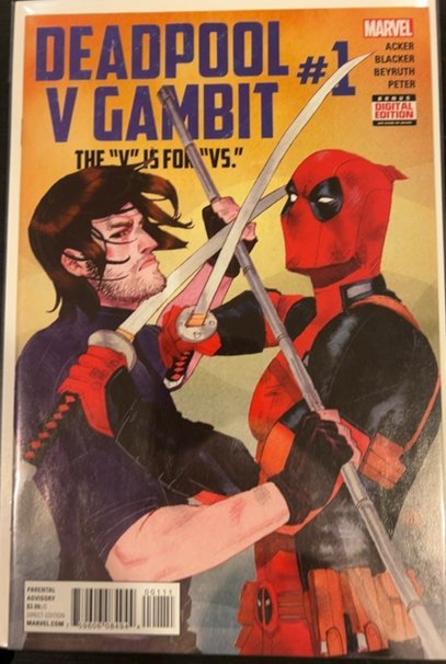 Deadpool v Gambit #1 (2016) Gambit 