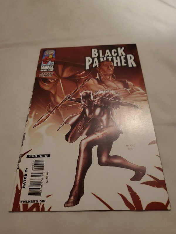 Black Panther 8 Near Mint- Cover by Paul Renaud