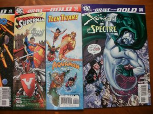 3 DC Comic: BRAVE & BOLD #4 Supergirl Lobo #10 Superman Titans #26 Xombi Spectre