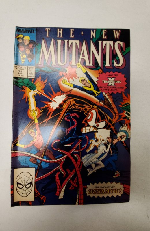 The New Mutants #74 (1989) NM Marvel Comic Book J685