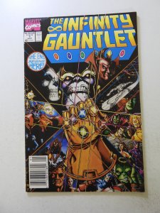 The Infinity Gauntlet #1 (1991) VG+ condition top staple detached from cover