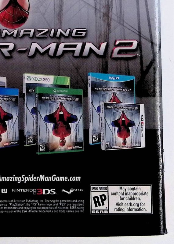 amazing spider man 2 game cover ps3