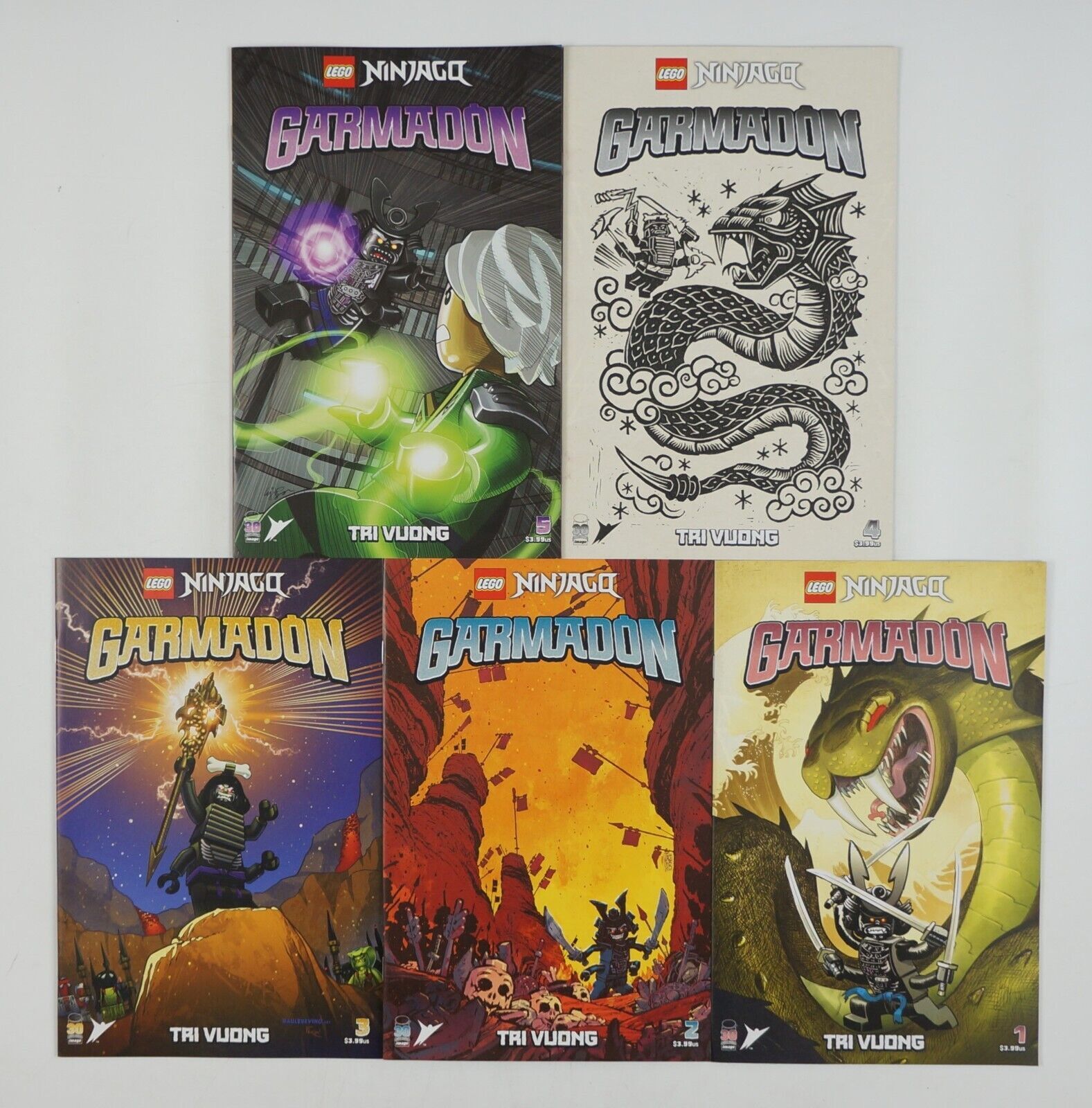 Lego Ninjago: Garmadon #1-5 VF/NM complete series Image Tri Vuong ...