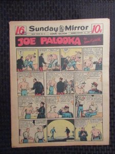 1949 Feb 13 Sunday Mirror Comic Section VG+ 4.5 Superman / Joe Palooka 16pgs