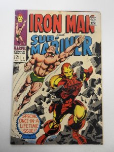 Iron Man & Sub-Mariner (1968) GD/VG Condition moisture damage
