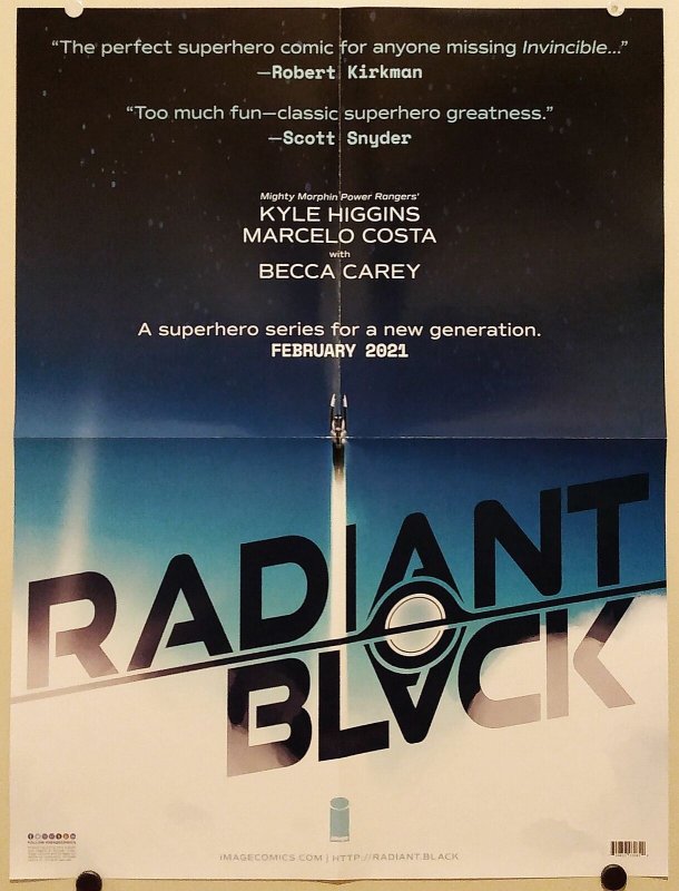 Radiant Black #1 Ferigato Folded Promo Poster Image 2021 (18x24) New! [FP341] 