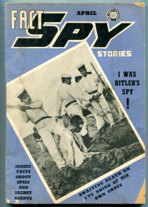 Fact Spy Stories Pulp #1 April 1939- Hitler- Decapitation cover VG-