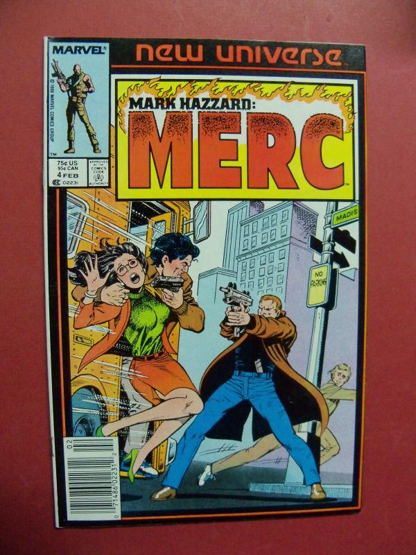 MARK HAZZARD: MERC #4   (9.0 to 9.4 or better)  MARVEL COMICS