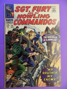 SGT FURY AND HIS HOWLING COMMANDOS # 36 VERY SOLID SILVER AGE BOOK