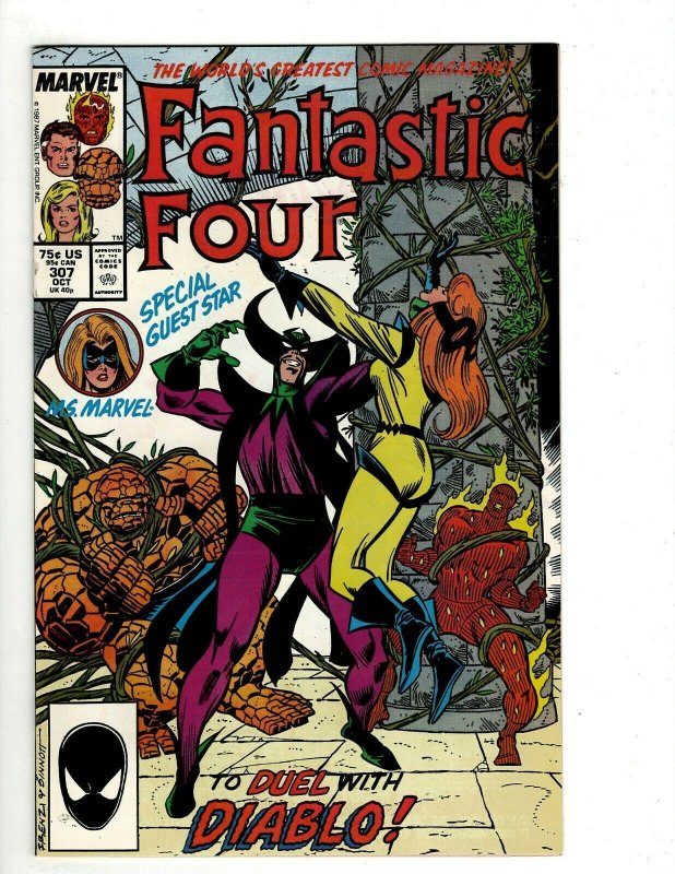 12 Fantastic Four Comics # 301 302 303 304 305 306 307 308 309 310 311 312 UD5