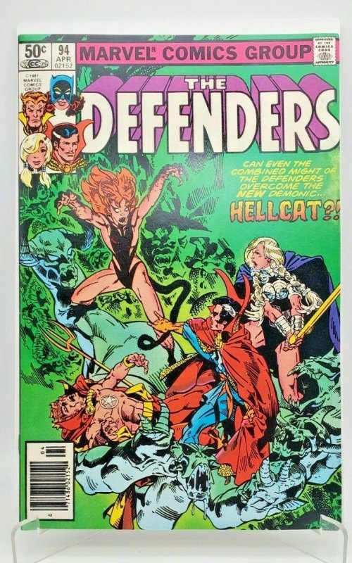 DEFENDERS #94 Newsstand Edition 1981, Marvel VF/NM, First Six Fingered Hand