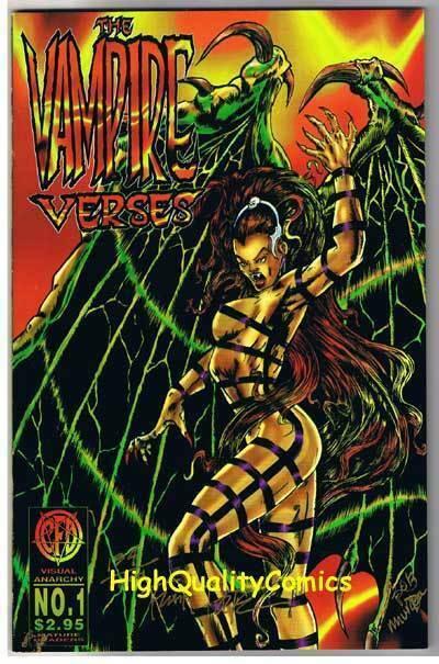 VAMPIRE VERSES #1, NM+, Signed COA, Limited, Variant, 1996, more in store