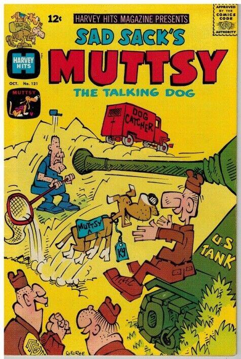 HARVEY HITS (1957-1967) 121 VG-F  Oct. 1967 Muttsy