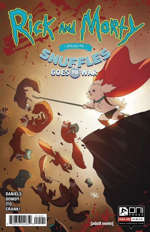 RICK & MORTY PRESENTS SNUFFLES GOES TO WAR #1 CVR B HUANG 