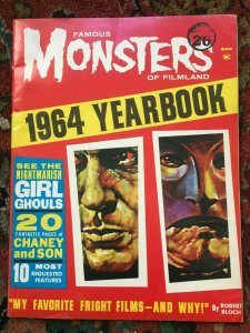 FAMOUS MONSTERS 1964 YEARBOOK - F+ Condition - WARREN RARE