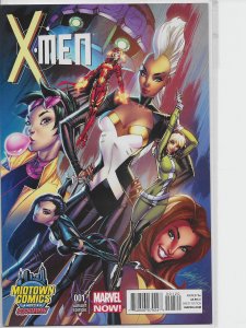 X-Men (2013) No. 1 Midtown Comics Cover J Scott Campbell