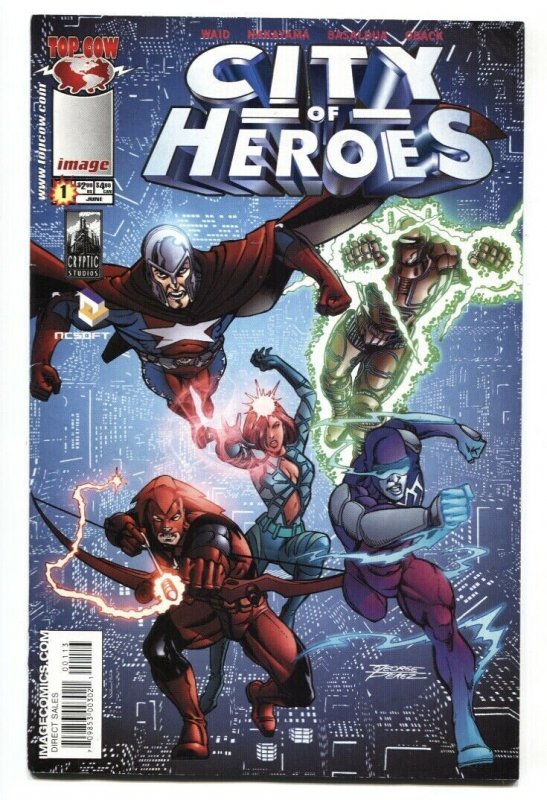 City of Heroes #1 2005 Image 1st issue video game comic book 