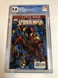 Amazing Spider-Man (2006) # 529 (CGC 9.8 WP) 1st Iron Spider Suit  Armor