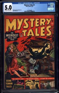 Mystery Tales #2 (1952) CGC 5.0 VGF