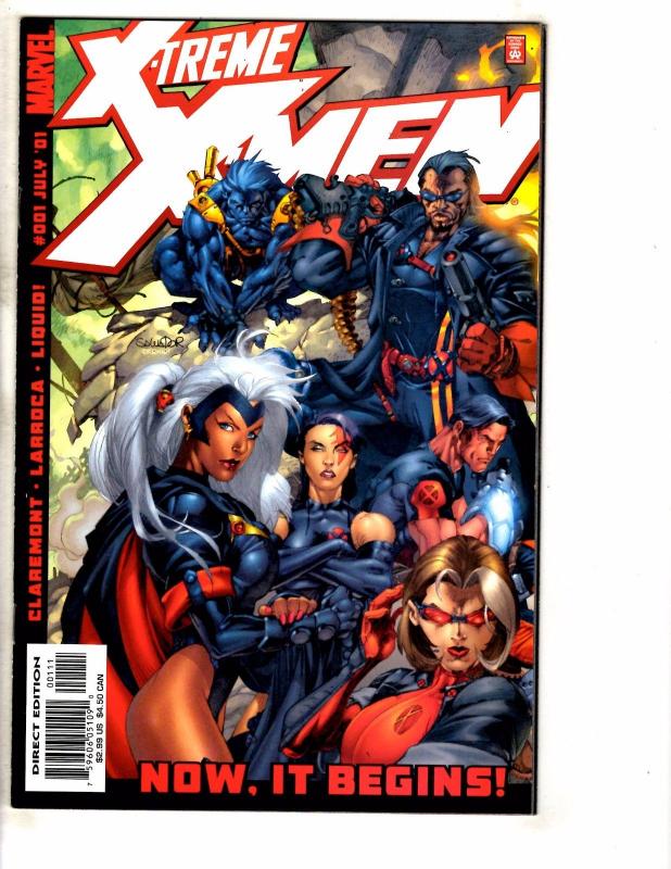 Lot Of 6 X-Treme X-Men Marvel Comic Books # 1 2 (2) 3 4 5 Wolverine Gambit GM5