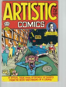 Artistic Comics #1 VG (1st) print - robert crumb - underground comix sketchbook