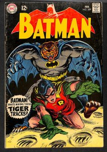 Batman #209 VG+ 4.5