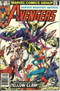 The Avengers #204 (1981) F-VF w/ Mark Jewelers Insert