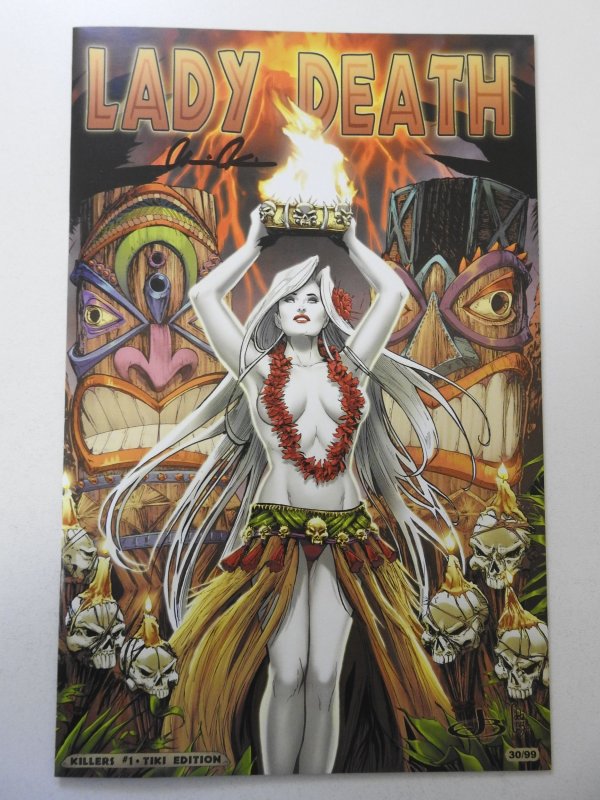 Lady Death Killers #1 Tiki Edition NM Condition! Signed W/ COA!