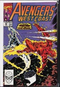 Avengers West Coast #63 (1990) West Coast Avengers / Avengers West Coast [Key...