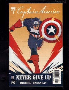 Captain America #4 (2002) MARVEL KNIGHTS  / SB#5