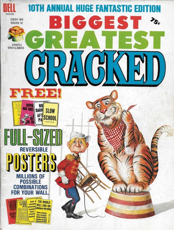 Biggest Greatest Cracked #10A VG ; Major | low grade comic with bonus posters
