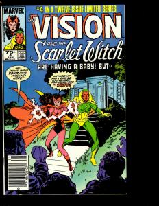 Lot of 12 Vision and Scarlet Witch Marvel Comics #1 2 3 4 5 6 7 8 9 10 11 12 DS2