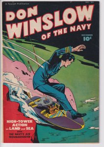 DON WINSLOW OF THE NAVY #64 (Dec 1948) VGF 5.0 slight yellowing to white paper!