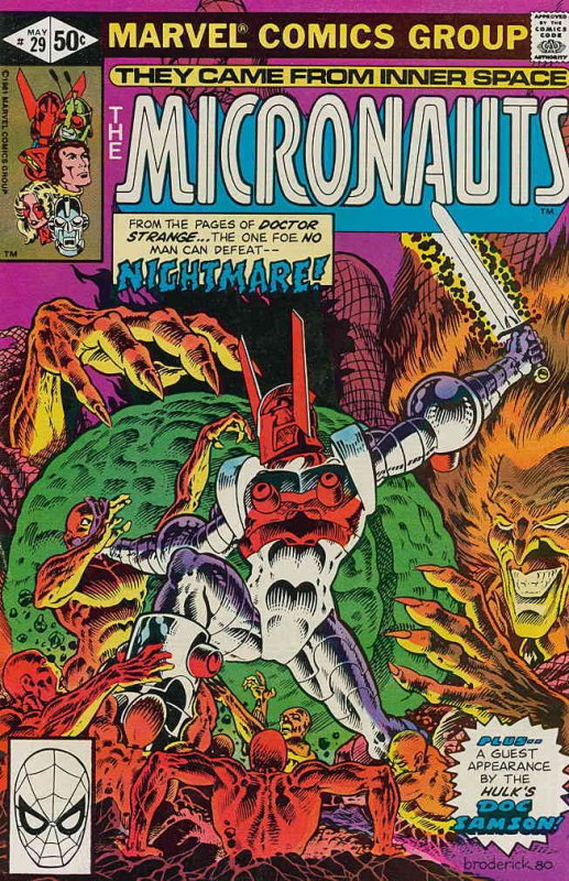 Micronauts (Vol. 1) #29 FN ; Marvel | Bill Mantlo Nightmare Doc Samson