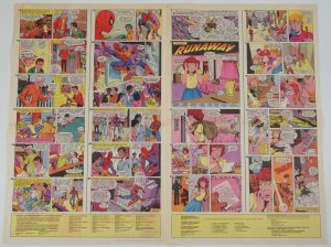 Spider-Man & Power Pack: Child Abuse Prevention newspaper promo Marvel NCPCA NEA 