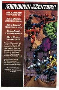 DC VERSUS MARVEL 1995 Consumer preview with sealed trading cards-comic book