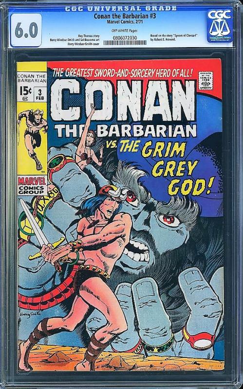 Conan the Barbarian #3 - CGC 6.0